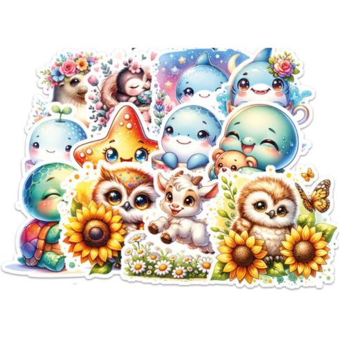 Paper Favourites Die-Cuts – Mini Cuties #1 leikekuvat (24 kpl)