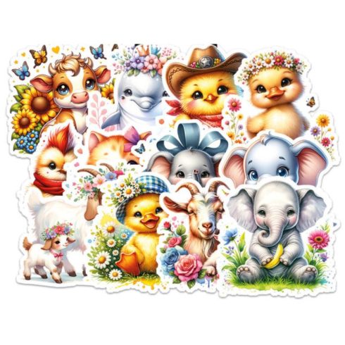 Paper Favourites Die-Cuts – Mini Cuties #2 leikekuvat (24 kpl)