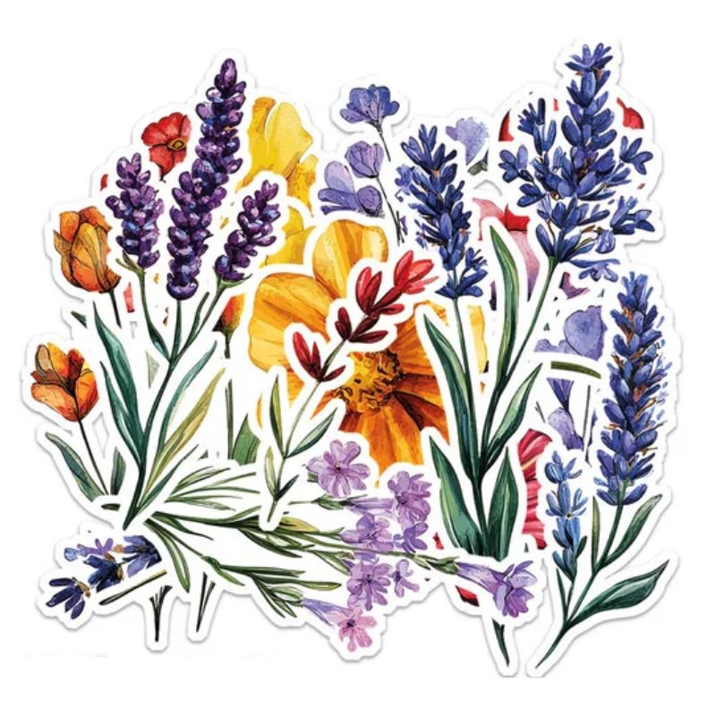 Paper Favourites Die-Cuts – Wildflowers #1 leikekuvat (18 kpl)