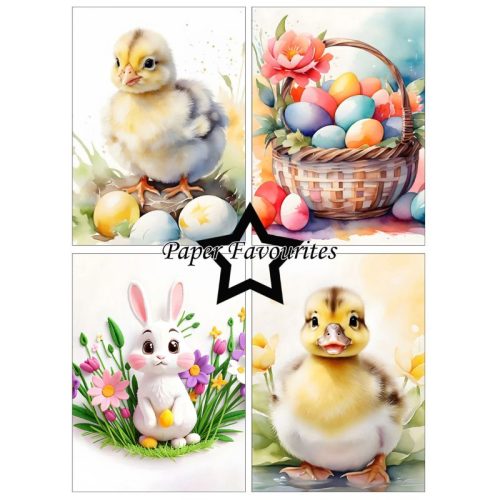 Paper Favourites – Cute Easter paperilajitelma A6 - Image 3