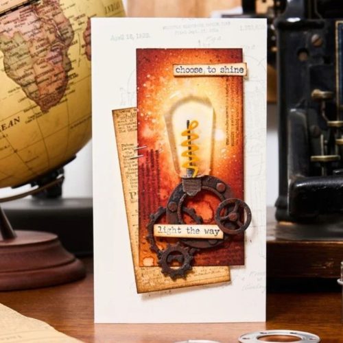 Sizzix Tim Holtz Thinlits stanssi – VAULT INDUTRIAL - Image 3