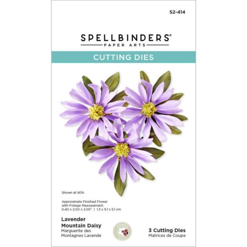 Spellbinders stanssi – LAVENDER MOUNTAIN DAISY
