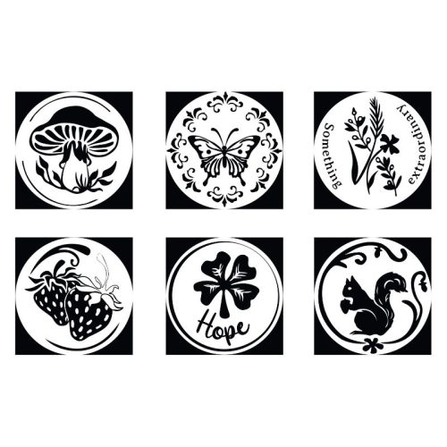 Stamperia Wax Seal Stamp Set sinettisetti – HIDDEN GROVE (6 kpl) - Image 3
