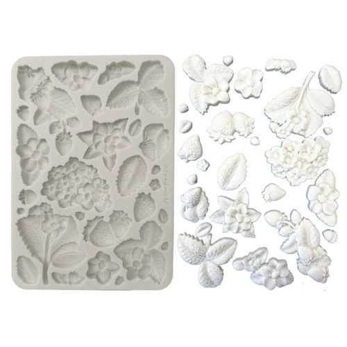 Stamperia – Hidden Grove Strawberries Silicon Mould muotti A5 - Image 3