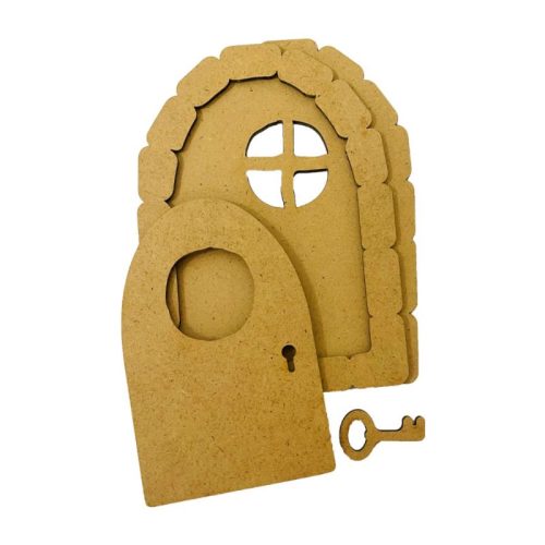 Stamperia – MDF Shape Hidden Grove Door koristepohja - Image 2