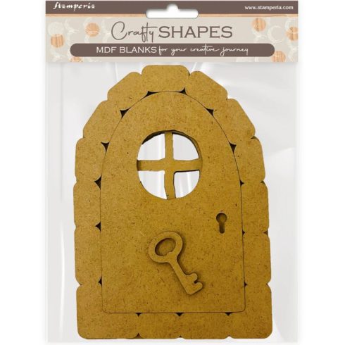 Stamperia – MDF Shape Hidden Grove Door koristepohja