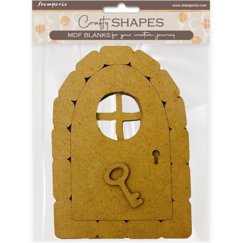Stamperia – MDF Shape Hidden Grove Door koristepohja