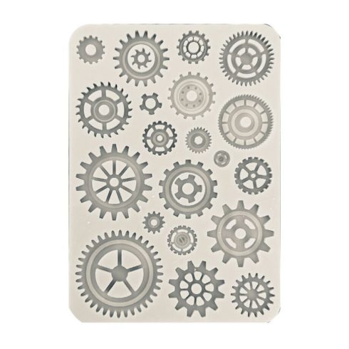 Stamperia – Sir Vagabond in Fantasy World Gears Silicon Mould muotti A5