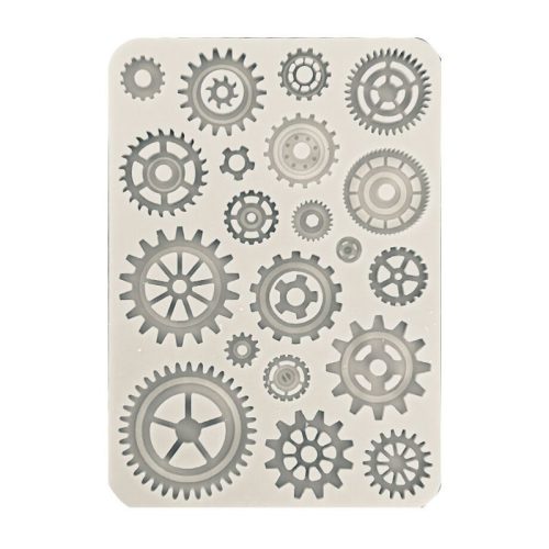 Stamperia – Sir Vagabond in Fantasy World Gears Silicon Mould muotti A5