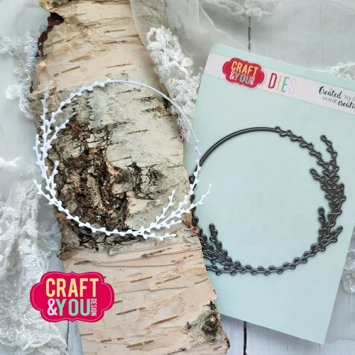 Craft & You Design stanssi – CATKINS WREATH - Image 2