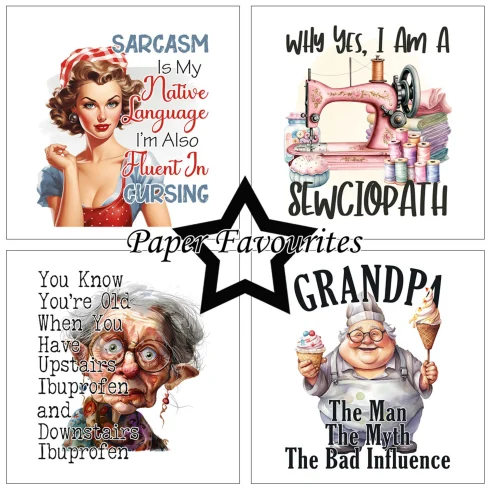 paper favourites funny quotes 2 6x6 inch paper pad 1