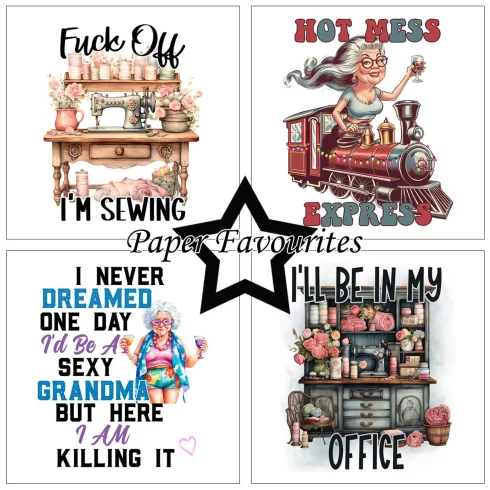 paper favourites funny quotes 2 6x6 inch paper pad