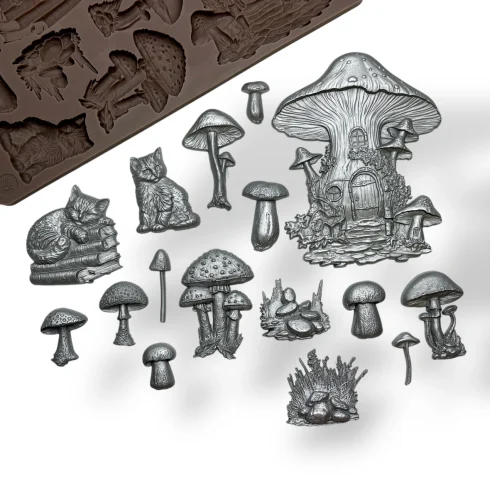 Re·Design with Prima – Return To Wonderland Fairyland Funge Mould muotti 13x20cm