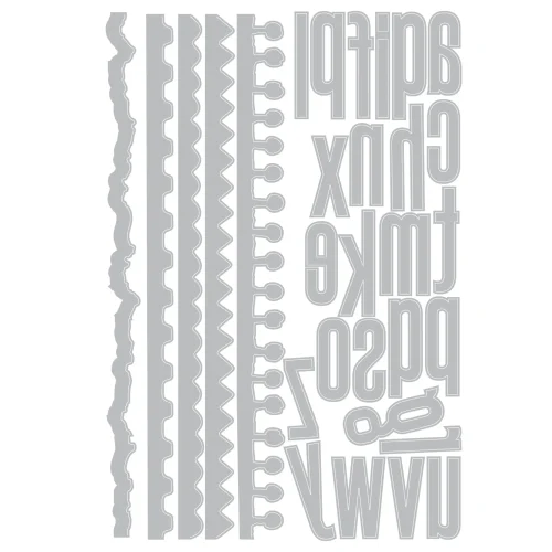 Sizzix Tim Holtz Thinlits stanssi – VAULT EDGES - Bild 9