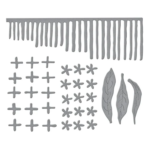 Spellbinders stanssi – MILKWEED - Image 6