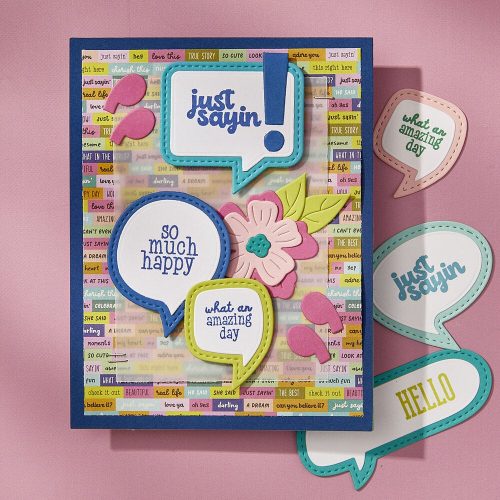 Spellbinders stanssi – SPEECH BUBBLES - Image 2
