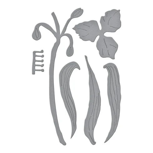 spellbinders spiderwort etched dies s4 1391 1