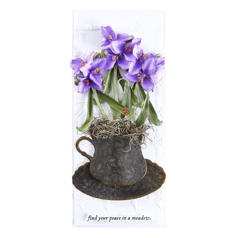 spellbinders spiderwort etched dies s4 1391