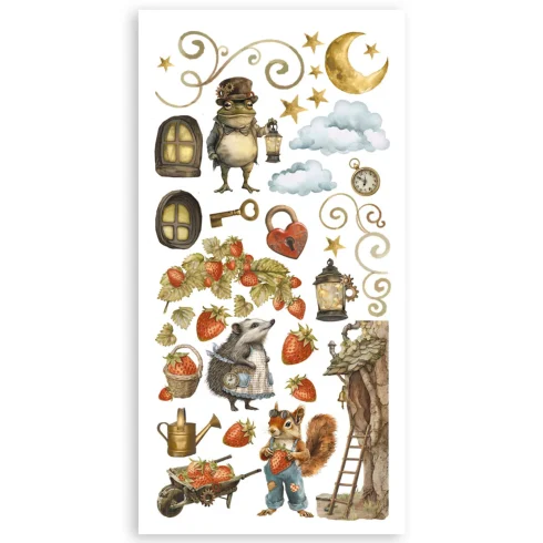 stamperia hidden grove 6x12 inch paper cut outs 4p 2