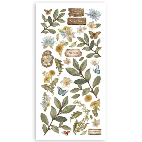 stamperia hidden grove 6x12 inch paper cut outs 4p