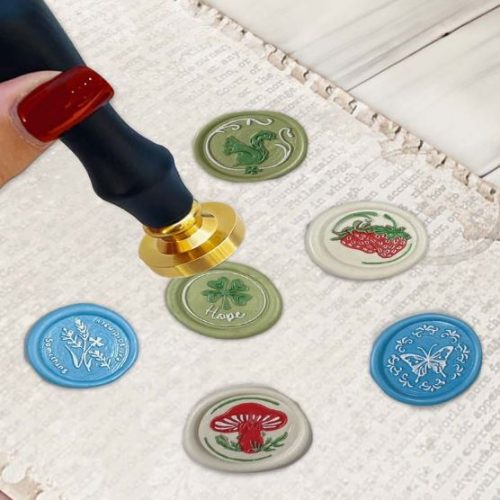 Stamperia Wax Seal Stamp Set sinettisetti – HIDDEN GROVE (6 kpl) - Image 2