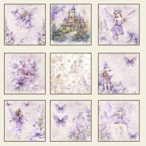 Reprint – Fairies paperilajitelma 15 x 15 cm - Image 11