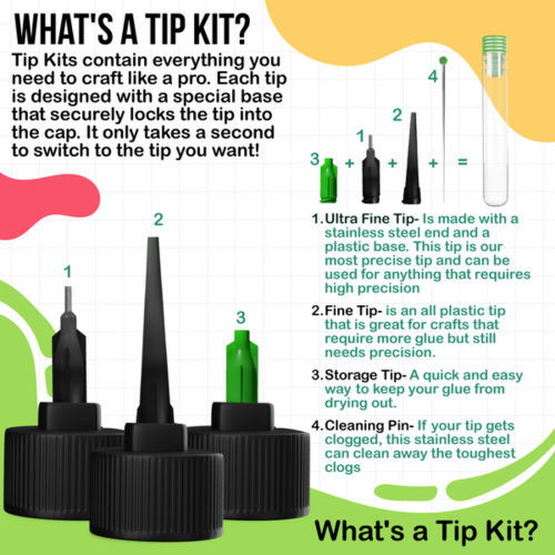 Bearly Art Precision Craft Glue TIP KIT – kärkisetti - Bild 3