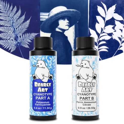 Bearly Art – Cyanotype Kit aurinkovarjays AB setti5