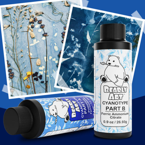 Bearly Art Cyanotype Kit – Syanotypia A+B setti - Image 4