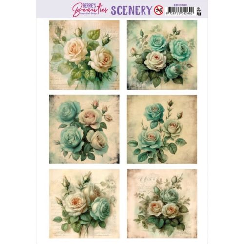 Berrie’s Beauties – Blue Roses Square korttikuvat (6 kpl)