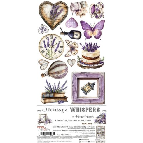 Craft O’Clock – Heritage Whispers Extras Heritage leikekuvat 15 x 30 cm