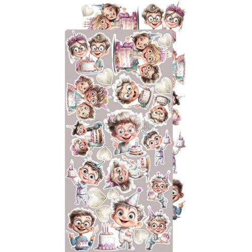 Craft O’Clock – It's My Party Extras Set Flowers & More leikekuvat 15 x 30 cm - Image 2