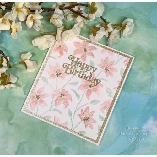 Creative Expressions 3D kohokuviointikansio – LOVELY LILIES - Image 2
