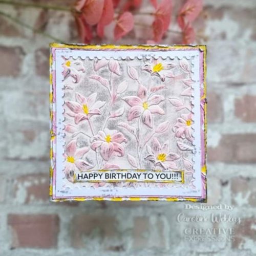 Creative Expressions 3D kohokuviointikansio – LOVELY LILIES - Image 3