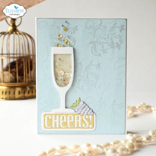 Elizabeth Craft Designs stanssi – CHEERS TO YOU - Bild 3