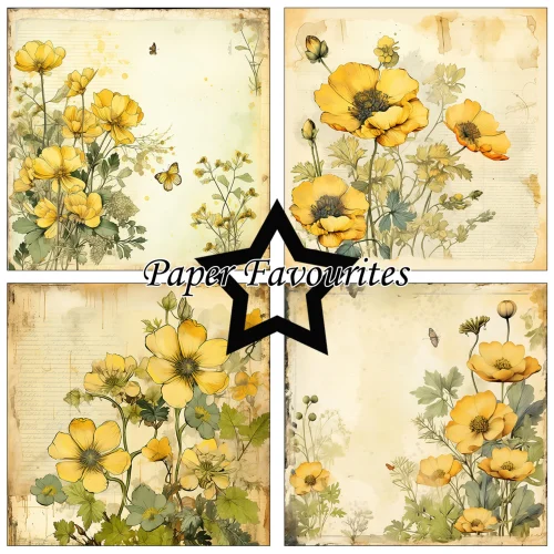 Paper Favourites – Buttercup paperilajitelma 15 x 15 cm - Image 2