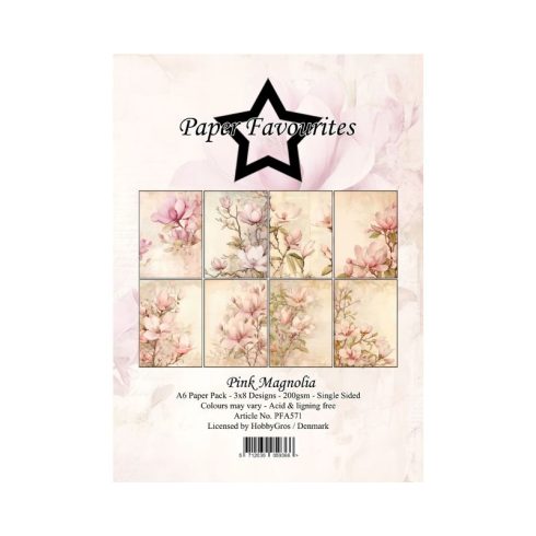Paper Favourites – Pink Magnolia paperilajitelma A6