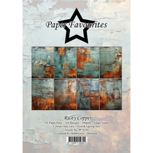 Paper Favourites – Rusty Copper paperilajitelma A5