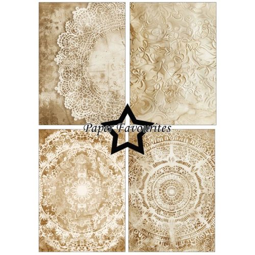 Paper Favourites – Vintage Doily Lace paperilajitelma A5 - Image 2