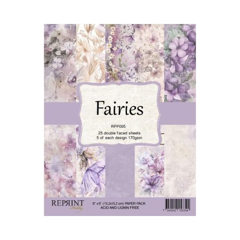 Reprint – Fairies paperilajitelma 15 x 15 cm