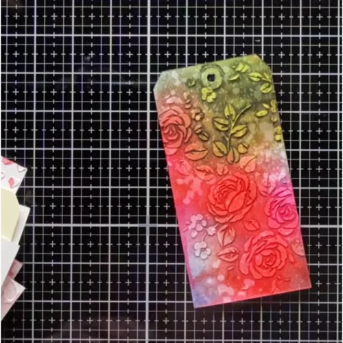 Tim Holtz Stampers Anonymous – Roses sapluuna - Bild 3