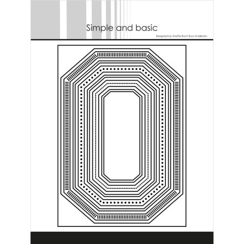 Simple and Basic stanssi – MISC EDGED BORDERS A6