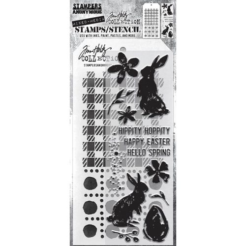 Tim Holtz Stampers Anonymous – Spring, Gingham, and Dot Line leimasinsetti + sapluuna - Bild 6