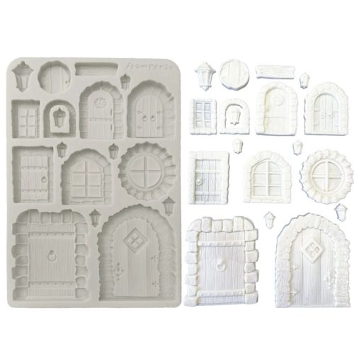 Stamperia – Hidden Grove Door and Window Silicon Mould muotti A5 - Image 3