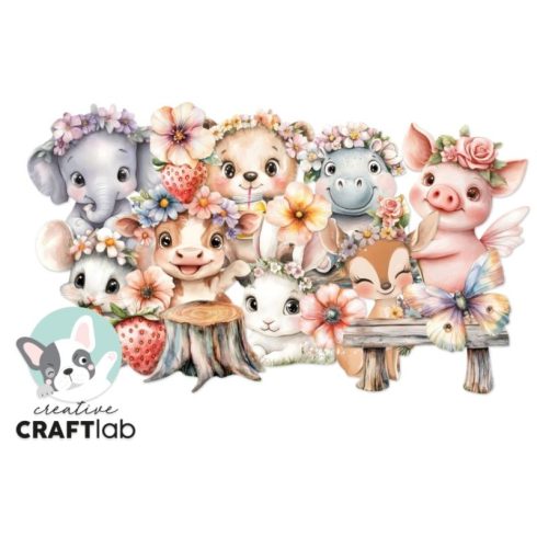 Studio Light Die-Cuts – Let Yourself Bloom leikekuvat (18 kpl)