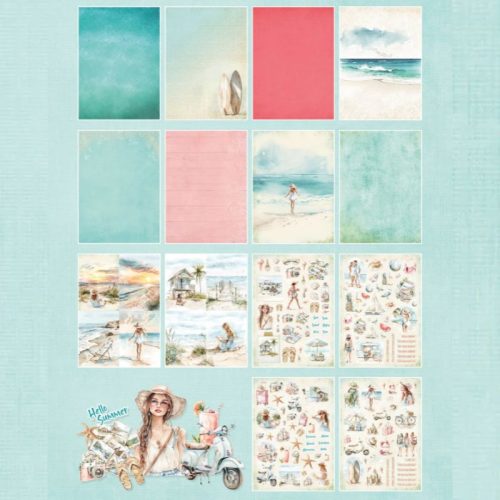 Studio Light Die-Cut Designer Paper Pad – Summer Celebration paperilehtiö A4 - Image 2