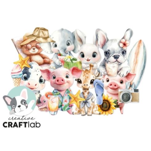 Studio Light Die-Cuts – Summer Breeze leikekuvat (18 kpl)