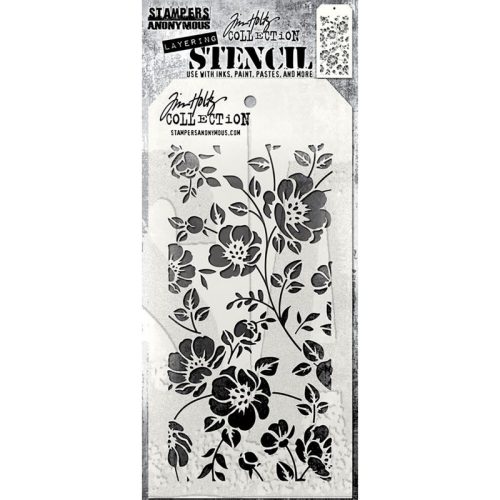 Tim Holtz Stampers Anonymous – Floral sapluuna