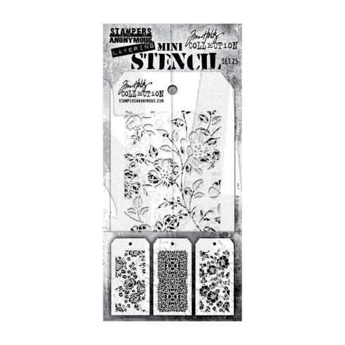 Tim Holtz Stampers Anonymous – Mini Set #25 sapluunat (3kpl)