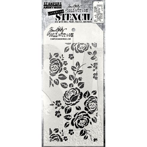 Tim Holtz Stampers Anonymous – Roses sapluuna